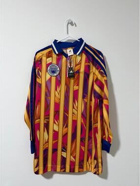 New $110 Adidas X Farm Rio Premium Jersey Dress JD6285 Womens XS